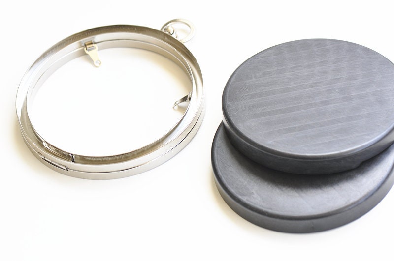 12cm ( 4 3/4")  Round Box Purse Frame Handbag Making Material