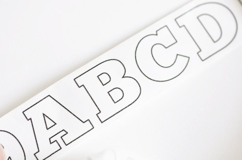 Numbers 0 to 9 And Letter A To Z Deco Washi Tape 25mm x 5 Meters Roll No.12286