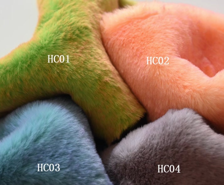 Teddy Bears Material Long Pile Soft Fabric For Toy Stuffed Animal Making 32cm x 24cm (12