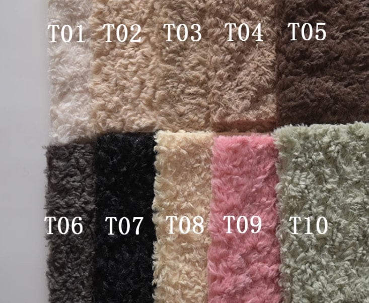 Teddy Bears Material Soft Fabric For Toy Stuffed Animal Making 32cm x 24cm (12