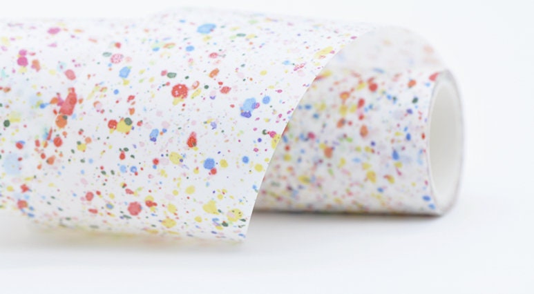 Retro Wide Colorful Painting Washi Tape 50mm Wide x 5 Meters Roll