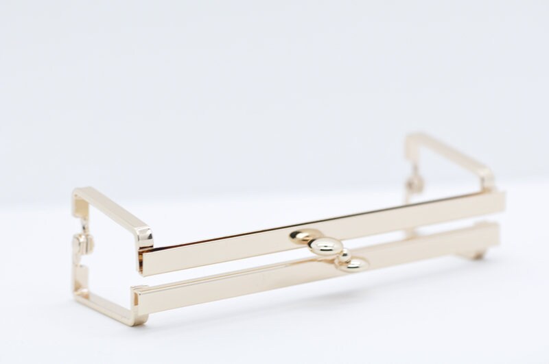 11.5cm Light Gold Purse Frame Side-Opening Bag Hanger 11.5cm ( 4 1/2")