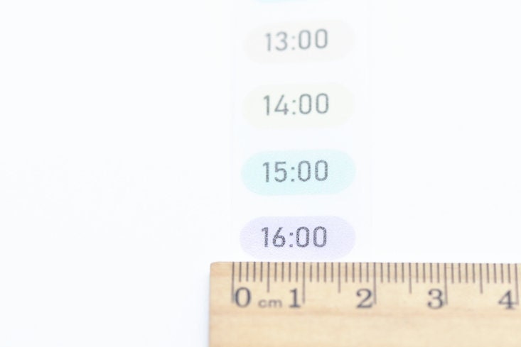 Daily Time Schedule Deco Tape Journal Washi Tape 20mm x 5 Meters Roll