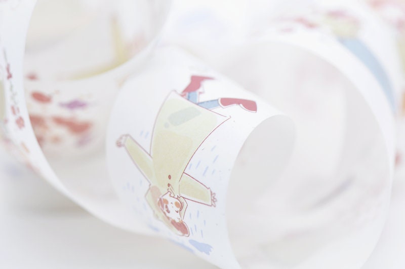 Lovely Girl Washi Tape Roll 35mm wide x 3 Meters No.12375