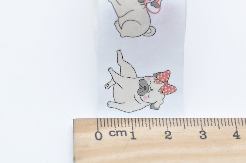 Dog Washi Tape Journal Tapes 25mm Wide x 3 Meter A Roll