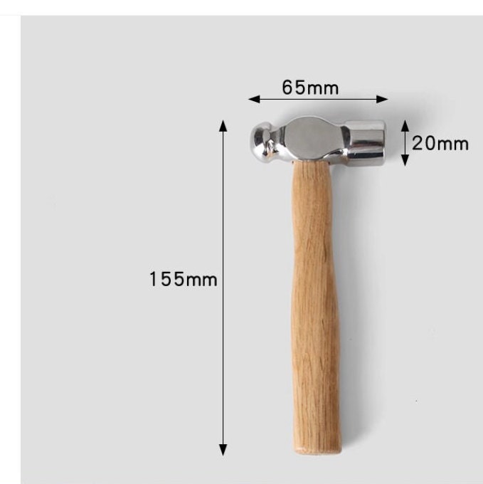 1 Piece Mini Leather Thread Hammer 155mm