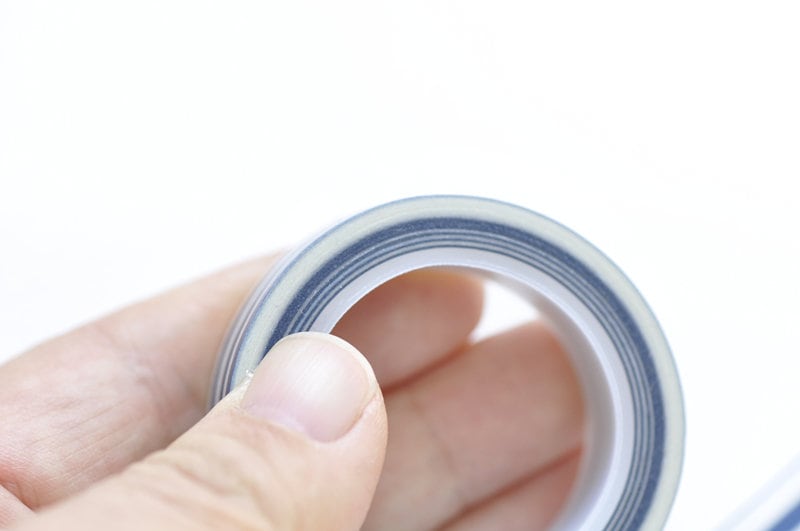 Blue Stripes Washi Tape Japanese Masking Tape 15mm x 5 Meters A Roll