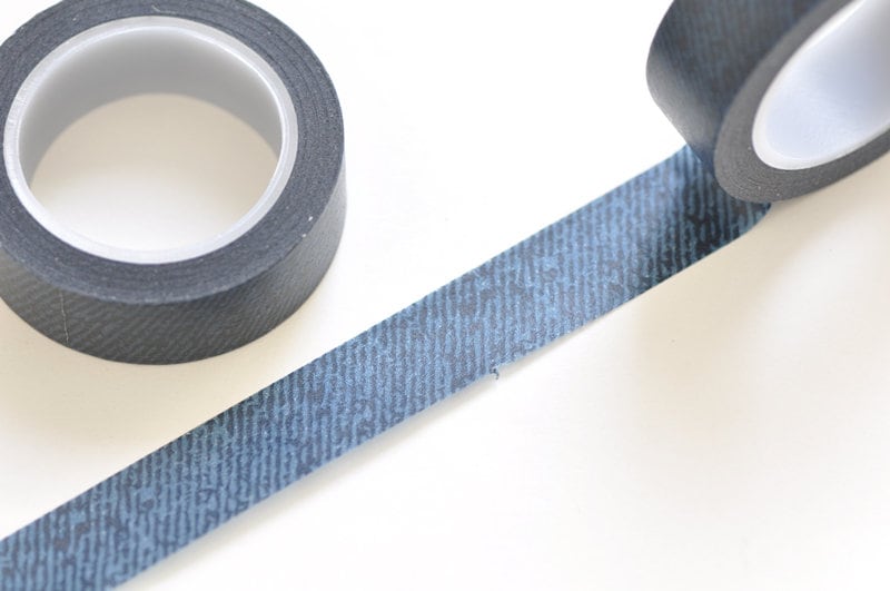 Blue Stripes Washi Tape Japanese Masking Tape 15mm x 5 Meters A Roll