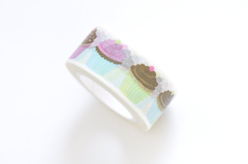 Cake Adhesive Washi Tape Journal Supply Paper Tape 20mm x 3 Meters A Roll