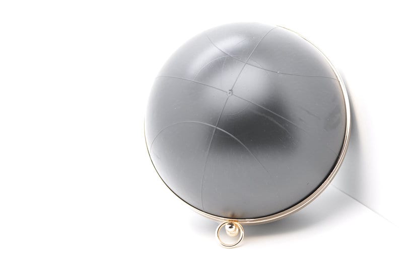18cm (7") Ball Round Box Purse Frame Clutch Bag Glue-In Purse Frame