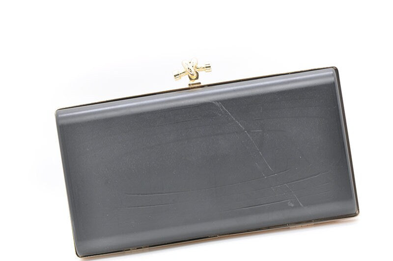Box Purse Frame Light Gold Purse Frame Glue-in Style 22cm x 12cm ( 8