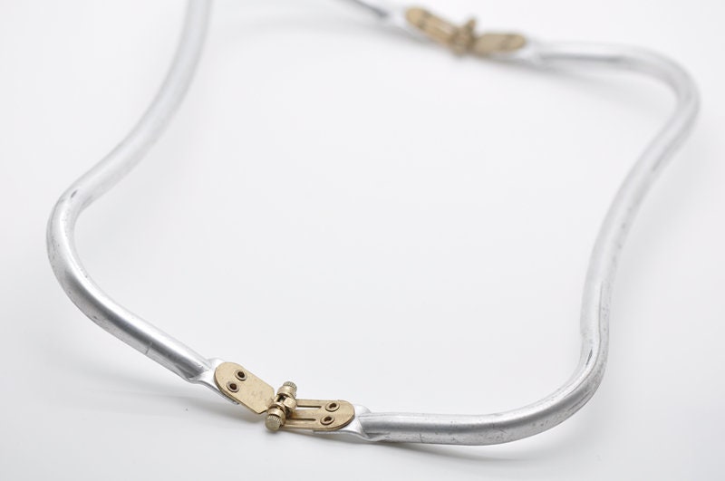 Doctor Bag Frame Aluminium Tube Purse Frame 23.5cm x 10cm ( 9" x 4")